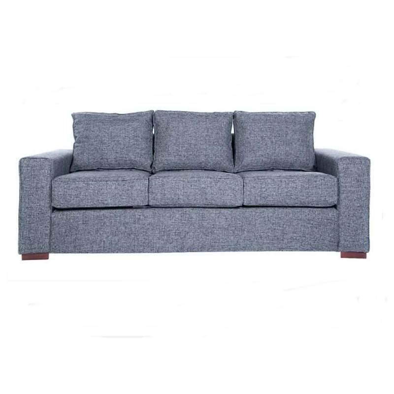 Sofá Soft Bari 3 cuerpos almohadon suelto con cierre