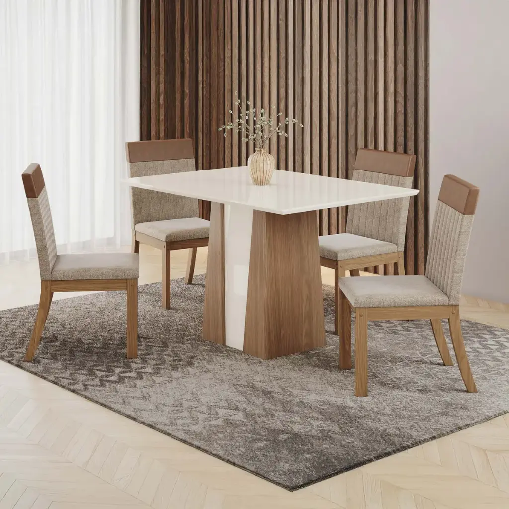 Juego comedor COIMBRA 4 sillas
