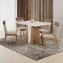 Juego comedor COIMBRA 4 sillas