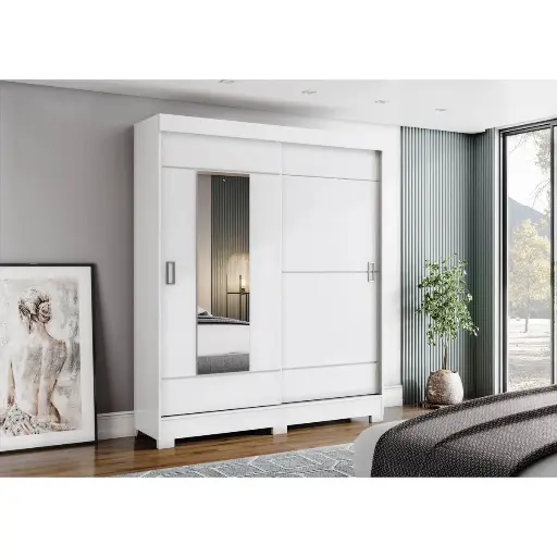 [Largo 163 Ancho 48.5 Altura 200] Placard Blanco B 66 